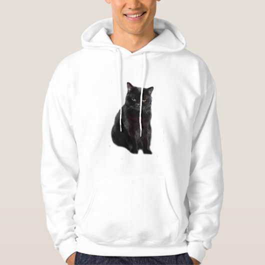middernachtkat hoodie (Voorkant)