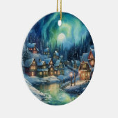 Middernachtzon Alaska Keramisch Ornament (Rechts)