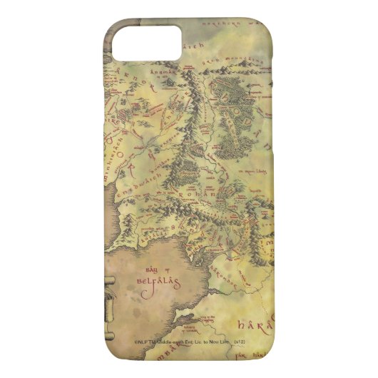 MIDDLE EARTH™ #2 Map Case-Mate iPhone Case (Achterkant)