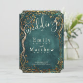 Middle-earth Majesteit bruiloft uitnodiging (Staand voorkant)