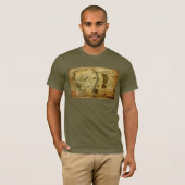 MIDDLE EARTH™ Map #3 T-shirt (Voorkant volledig)