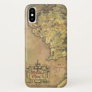 MIDDLE EARTH™ Map iPhone X Hoesje