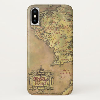 MIDDLE EARTH™ Map iPhone X Hoesje