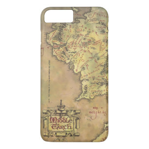 MIDDLE EARTH™ Map iPhone 8 Plus / 7 Plus Hoesje