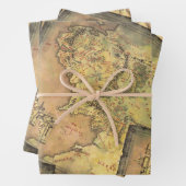 MIDDLE EARTH™ Map Inpakpapier Vel (In situ)