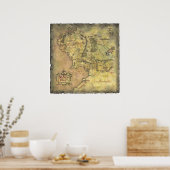 MIDDLE EARTH™ Map Poster (Keuken)