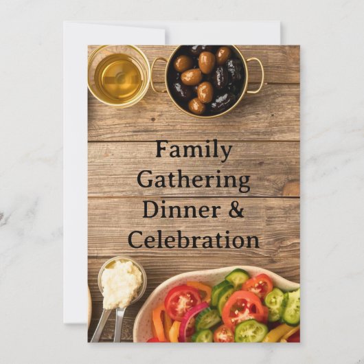 MIDDLE EASTERN dinner invitation postcard (Devant)