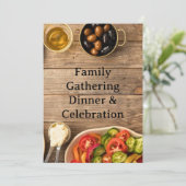 MIDDLE EASTERN dinner invitation postcard (Debout devant)