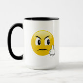 Middle Finger Emoji Mok (Links)