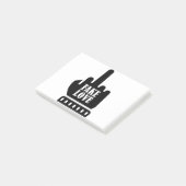 Middle Finger Fake Love Post-it® Notes (Schuin)