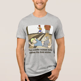 Middle School Mile Grey Tri-Blend Shirt