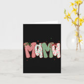 Middle School Teacher Christmas Stamp Bow Middle S Kaart (Gele Bloem)