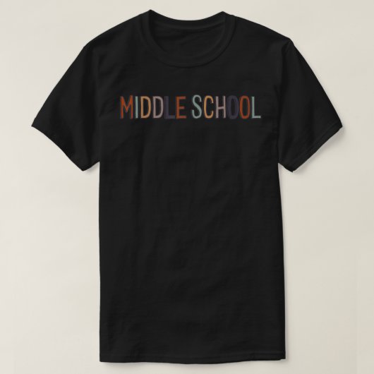 Middle School Team Back to School For Teachers And T-shirt (Design voorkant)