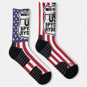Middle Tennessee-hoofdstuk - Socks Logo VS-vlag Sokken (Rechts)