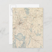 Middleborough, Massachusetts Briefkaart (Voorkant / Achterkant)