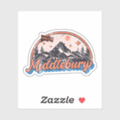 Middlebury, Connecticut Sticker (Vel)