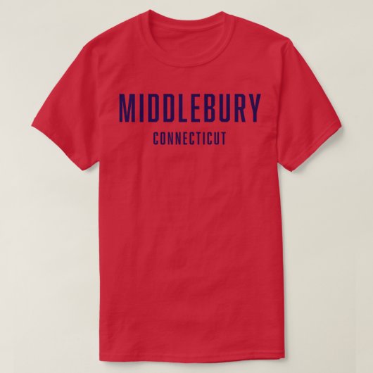 Middlebury Connecticut TShirt (Design devant)