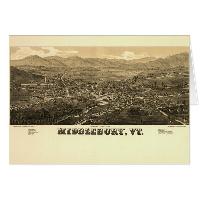 Middlebury VT 1886 (Devant horizontal)