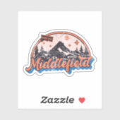 Middlefield, Connecticut Sticker (Vel)