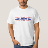 MIDDLESBROUGH - Mijn huis - Engeland; Harten T-shirt (Voorkant)