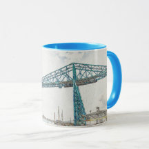 Middlesbrough Transporter Bridge Artistieke Schets