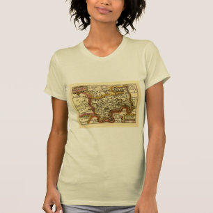 Middlesex Middle-Sex County England Oude Atlas Kaa T-shirt