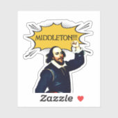 Middleton ! Autocollant (Feuille)