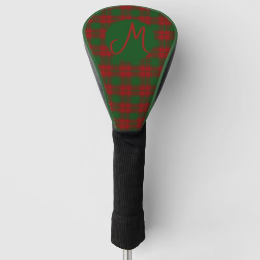 Middleton tartan monogram golfheadcover (Voorkant)
