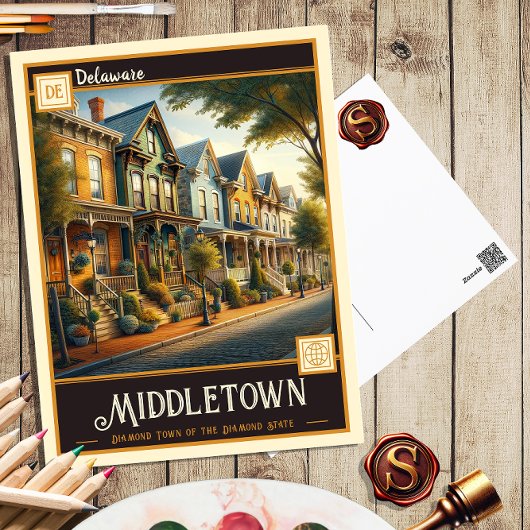 Middletown, Delaware | Carte postale Vintage