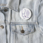 Midechtgenote Nurse Heart Pin Ronde Button 5,7 Cm (In situ)