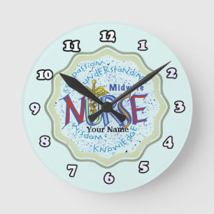 Midechtgenote Nurse Motto Ronde Klok