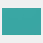 Mideeuw Modern Piquet-minimalistisch Abstract Blau Inpakpapier Vel (Voorkant 3)