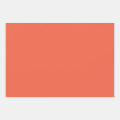 Mideeuw Modern Starburst Pattern Blush Coral Inpakpapier Vel (Voorkant 3)