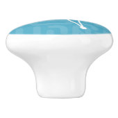 Mideeuw Moderne Kerst Atomic MCM MOD Star C Keramische Knop (Zijkant)