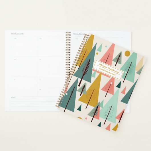 Mideeuw Moderne Kerstplanner Planner (Display)