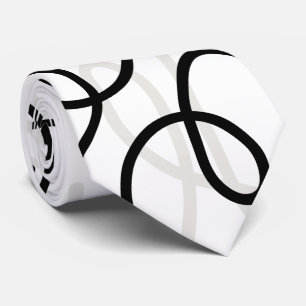 Mideeuw Moderne wervelingen abstracte elegante MOD Stropdas