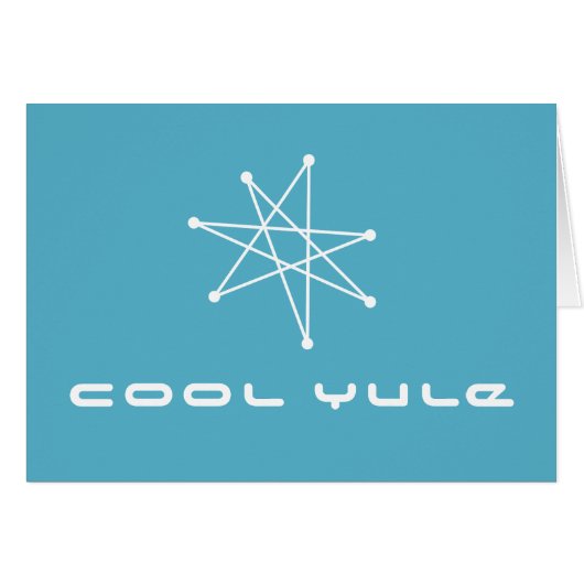 Mideeuwse moderne kerst atoomstartster (Voorkant Horizontaal)