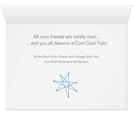 Mideeuwse moderne kerst atoomstartster (Binenzijde Horizontaal (Onderkant))