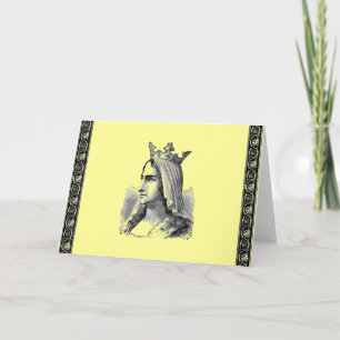 Mideval Queen Wenskaart Kaart