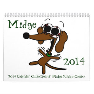 Midge 2014 'Sunday Comics'-kalender Kalender