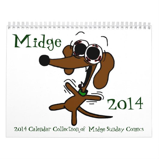 Midge 2014 'Sunday Comics'-kalender Kalender (Hoes)