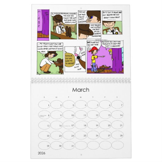 Midge 2024 'Sunday Comics' Kalender (Mar 2026)