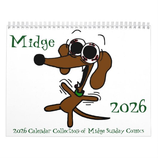 Midge 2026 'Sunday Comics' Kalender (Hoes)
