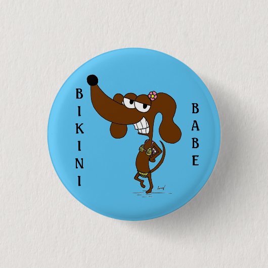 Midge Bikini Babe Button (Voorkant)