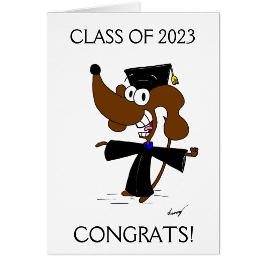 Midge "Class of 2023"  Afstuderen Kaart (Voorkant)