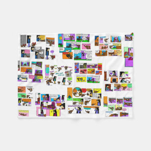 Midge Comics Fleece Blanket Deken