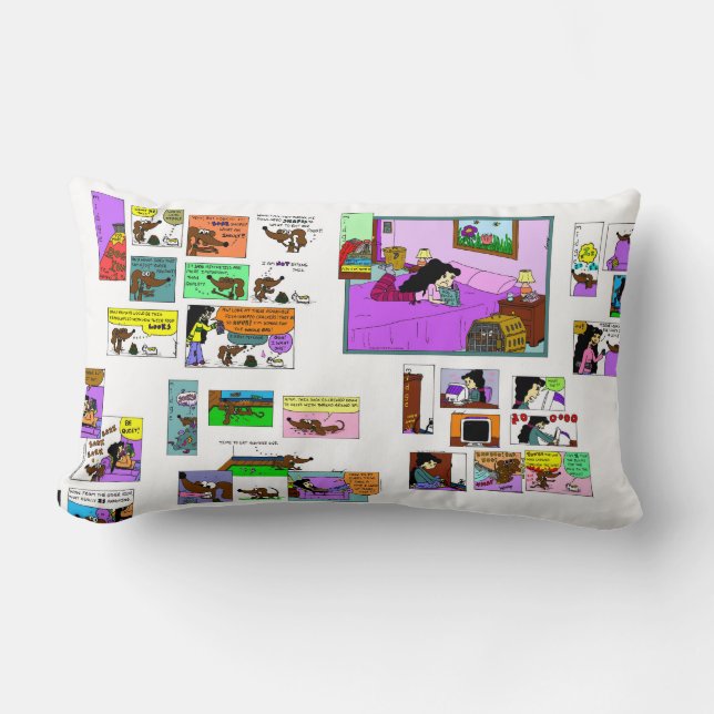 Midge Comics Pillow Kussen (Voorkant)