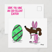 Midge "Egg-cellent Easter" Briefkaart -  (Voorkant / Achterkant)