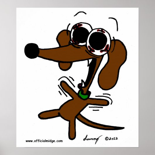 Midge Freakin-out-printer Poster (Voorkant)