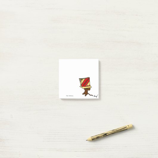 Midge "Head in a Box of Crackers" Post-it Notes (Op bureau)